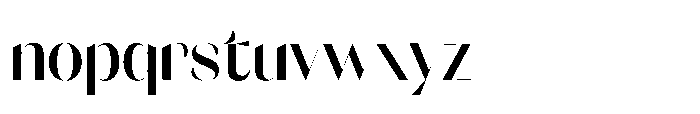 Orelo Condensed Medium Font LOWERCASE