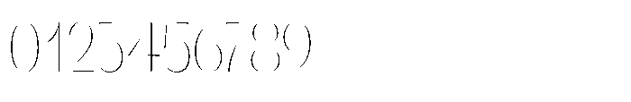 Orelo Condensed Thin Font OTHER CHARS