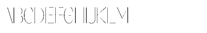 Orelo Condensed Thin Font UPPERCASE