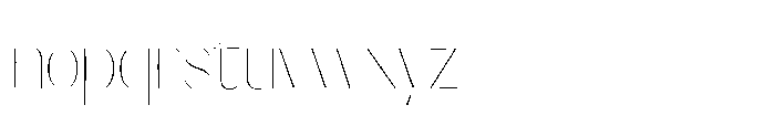 Orelo Condensed Thin Font LOWERCASE