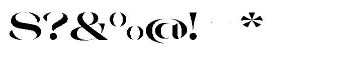 Orelo Expanded Black Font OTHER CHARS