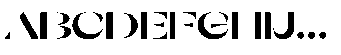 Orelo Expanded Black Font UPPERCASE
