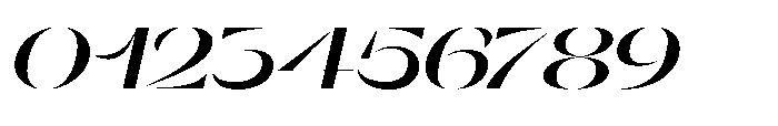 Orelo Expanded Bold Italic Font OTHER CHARS