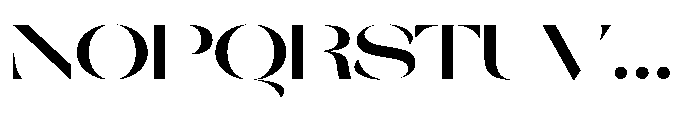 Orelo Expanded Bold Font UPPERCASE