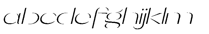 Orelo Expanded Light Italic FONT