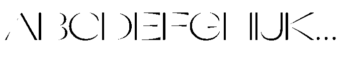 Orelo Expanded Light Font UPPERCASE