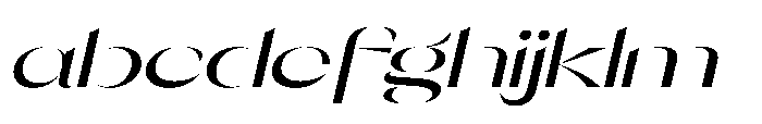 Orelo Expanded Medium Italic FONT
