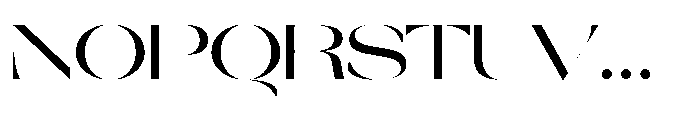 Orelo Expanded Medium Font UPPERCASE