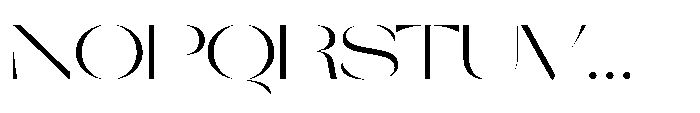 Orelo Expanded Regular Font UPPERCASE