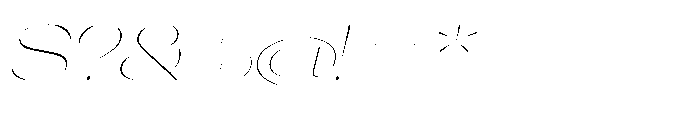 Orelo Expanded Thin Italic Font OTHER CHARS