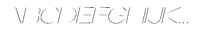 Orelo Expanded Thin Italic Font