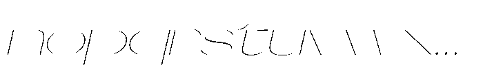 Orelo Expanded Thin Italic Font LOWERCASE