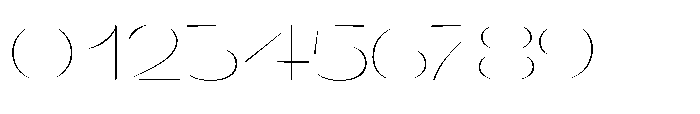 Orelo Expanded Thin Font OTHER CHARS