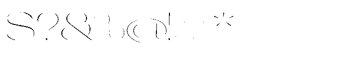 Orelo Expanded Thin Font OTHER CHARS