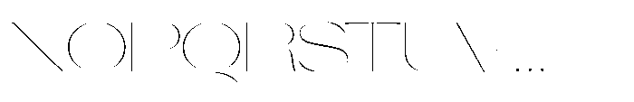 Orelo Expanded Thin Font UPPERCASE