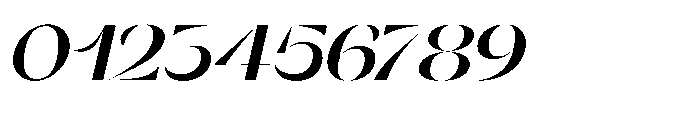 Orelo Extended Bold Italic Font OTHER CHARS