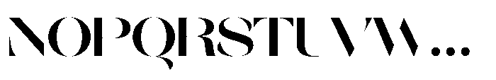Orelo Extended Bold Font UPPERCASE
