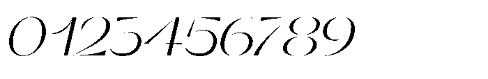 Orelo Extended Italic Font OTHER CHARS