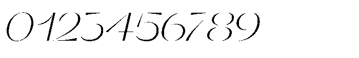 Orelo Extended Light Italic Font OTHER CHARS