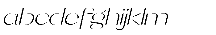Orelo Extended Light Italic FONT
