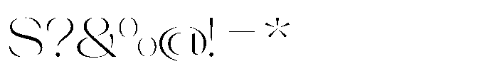 Orelo Extended Light Font OTHER CHARS