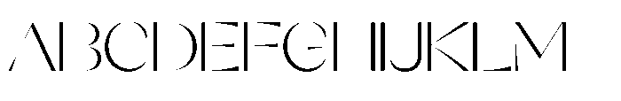 Orelo Extended Light Font UPPERCASE