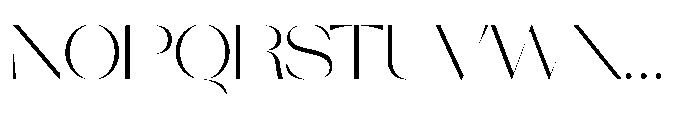 Orelo Extended Light Font UPPERCASE