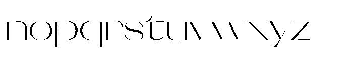 Orelo Extended Light Font LOWERCASE
