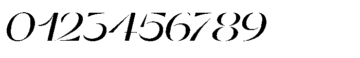 Orelo Extended Medium Italic Font OTHER CHARS