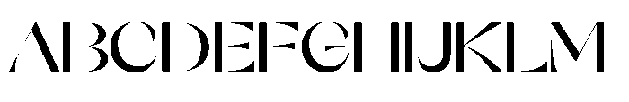 Orelo Extended Medium Font UPPERCASE