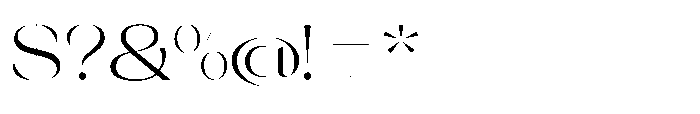 Orelo Extended Regular Font OTHER CHARS