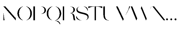 Orelo Extended Regular Font UPPERCASE