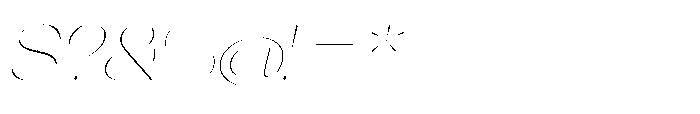 Orelo Extended Thin Italic Font OTHER CHARS