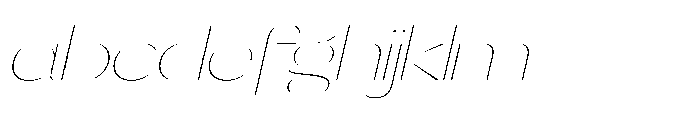 Orelo Extended Thin Italic FONT