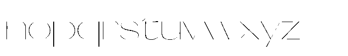 Orelo Extended Thin Font LOWERCASE