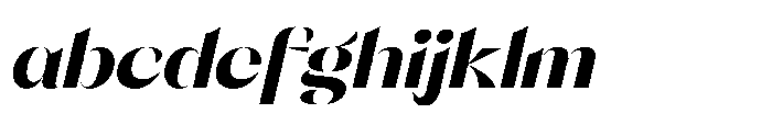 Orelo Standard Black Italic FONT
