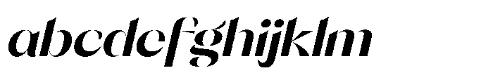 Orelo Standard Bold Italic FONT