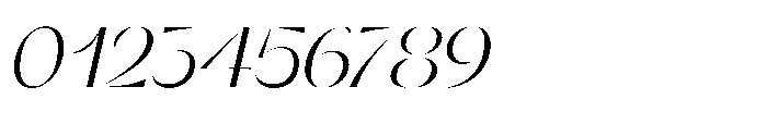 Orelo Standard Italic Font OTHER CHARS