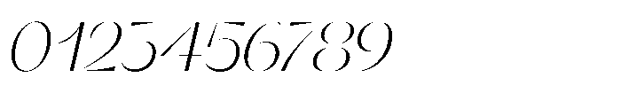 Orelo Standard Light Italic Font OTHER CHARS