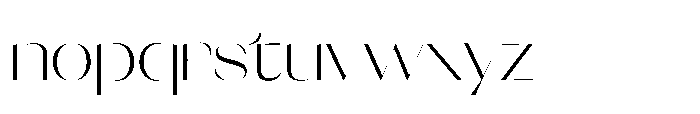 Orelo Standard Light Font LOWERCASE