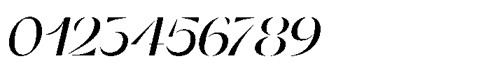 Orelo Standard Medium Italic Font OTHER CHARS