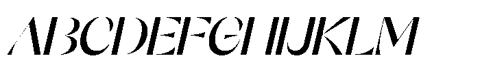 Orelo Standard Medium Italic Font