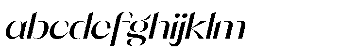 Orelo Standard Medium Italic FONT