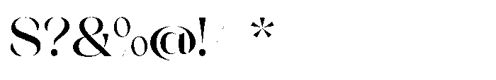 Orelo Standard Medium Font OTHER CHARS