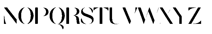 Orelo Standard Medium Font UPPERCASE