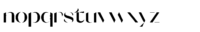 Orelo Standard Medium Font LOWERCASE