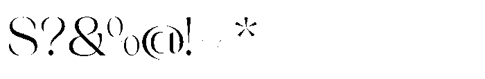 Orelo Standard Regular Font OTHER CHARS