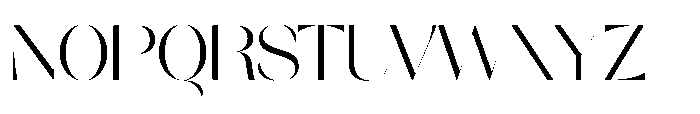 Orelo Standard Regular Font UPPERCASE