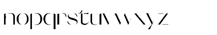 Orelo Standard Regular Font LOWERCASE