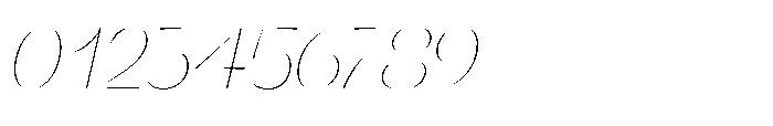 Orelo Standard Thin Italic Font OTHER CHARS
